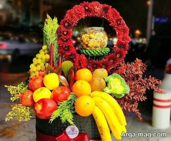 تزیین گل زیبا برای شب یلدا