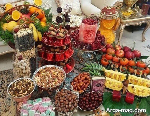 تزیین خلاقانه سفره شب یلدا 1402