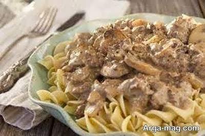 طرز تهیه پاستا قارچ و خامه به بهترین رسپی و طعم عالی