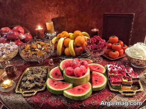 خاص ترین چیدمان میز شب یلدا