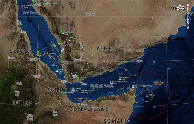 ائتلاف دریایی آمریکا در دریای سرخ اسرائیل را نجات می‌دهد؟ / نگاهی به جزئیات لشکرکشی ناوهای غربی در نزدیکی سواحل یمن +نقشه و تصاویر