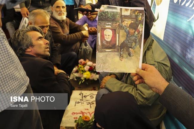 مراسم هفتمین روز شهدای حادثه تروریستی کرمان