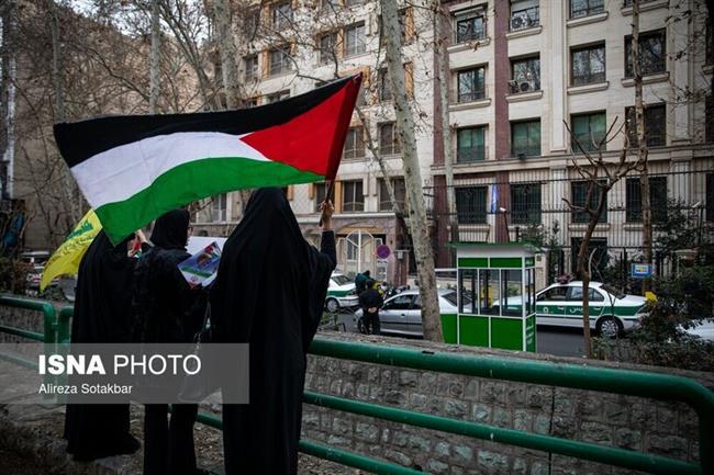 تجمع حقوقدانان انقلاب اسلامی مقابل دفتر سازمان ملل