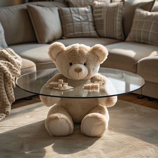 طراحی میز خرس عروسکی
