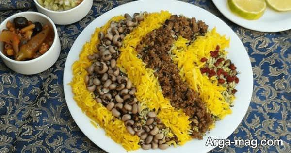 سبک های جدید تزیین غذای ایرانی