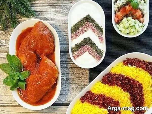 ایده های جدید دیزاین غذای ایرانی 1403