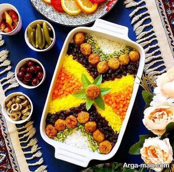 مدل های جدید دیزاین غذای ایرانی 1403