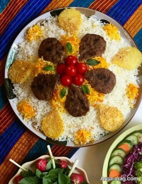 مدل های شیک تزیین غذای ایرانی 1403