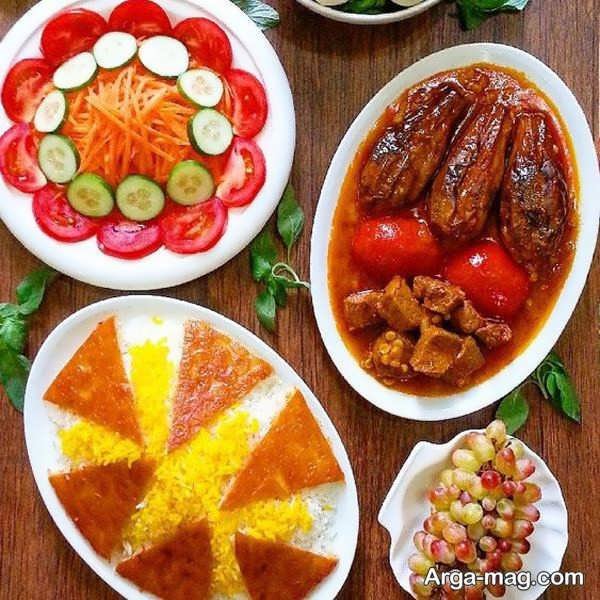 ایده های جالب دیزاین غذای ایرانی 1403