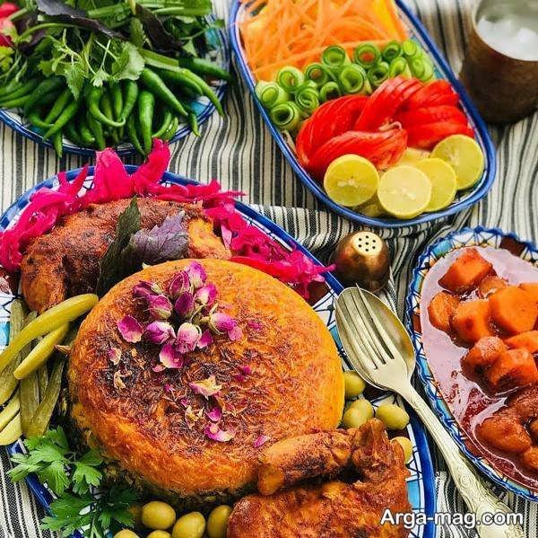 انواع دیزاین جذاب غذای ایرانی