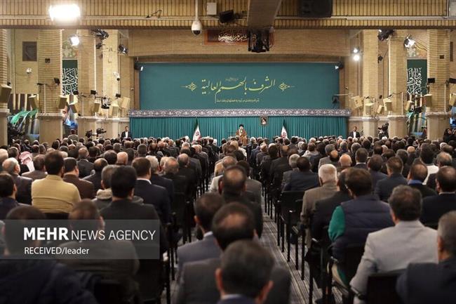 دیدار فعالان اقتصادی و تولیدکنندگان با رهبر معظم انقلاب اسلامی