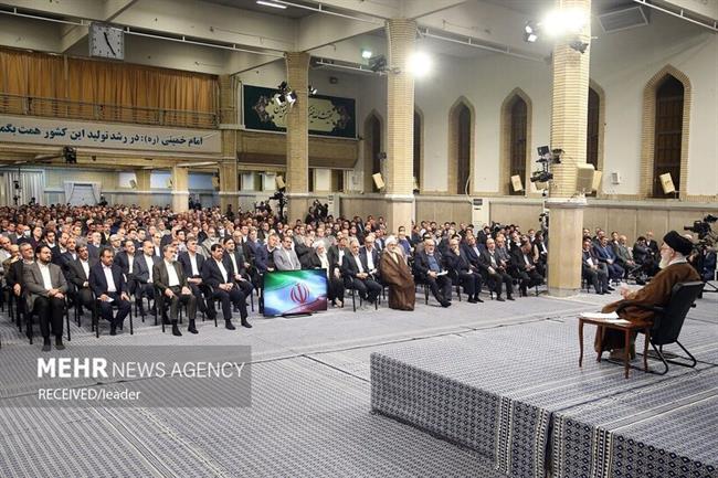 دیدار فعالان اقتصادی و تولیدکنندگان با رهبر معظم انقلاب اسلامی