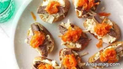 طرز تهیه بروشتای هویج فینگرفود گیاهی و خوشمزه