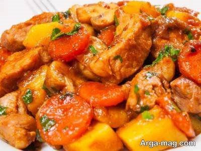 خوراک مرغ و کرفس با طعمی بی نظیر