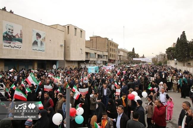 راهپیمایی 22 بهمن در ایران /شیراز