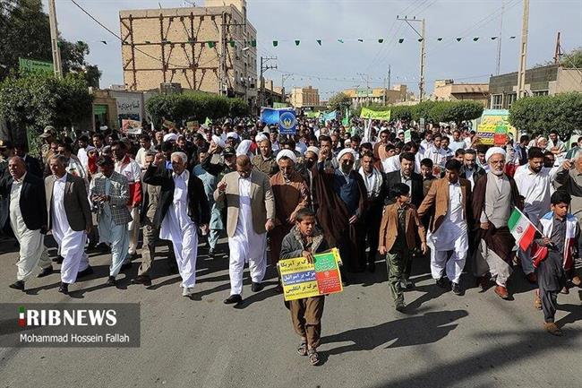 راهپیمایی بیست و دوم بهمن 1402 در استان سیستان و بلوچستان