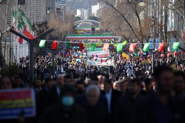 راهپیمایی 22 بهمن در کردستان