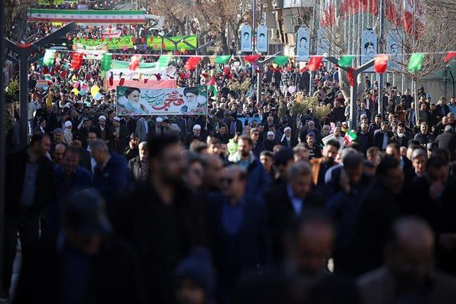 راهپیمایی 22 بهمن در کردستان