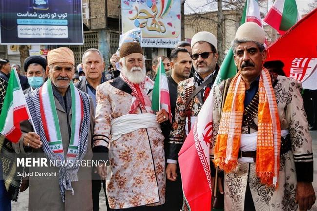 راهپیمایی 22 بهمن در خرم آباد