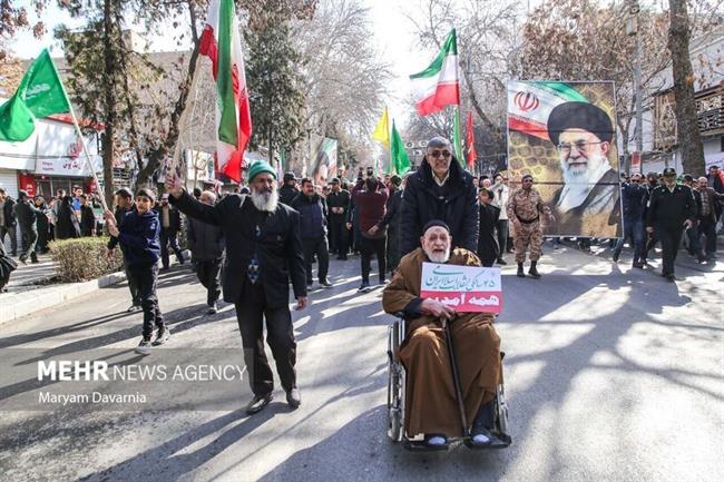  راهپیمایی 22 بهمن در بجنورد