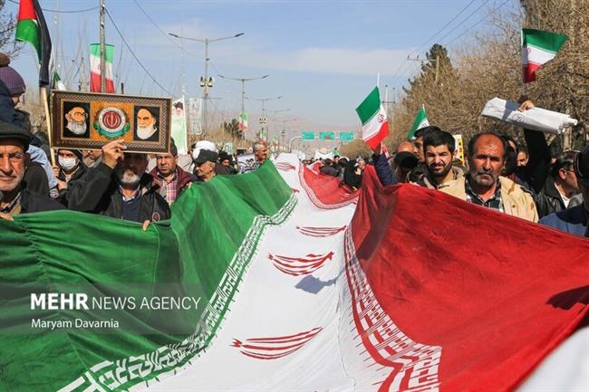  راهپیمایی 22 بهمن در بجنورد