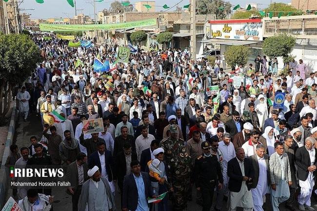 راهپیمایی بیست و دوم بهمن 1402 در استان سیستان و بلوچستان