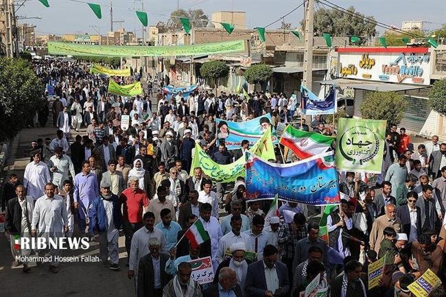 راهپیمایی بیست و دوم بهمن 1402 در استان سیستان و بلوچستان