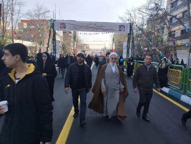 حضور مسئولین و چهره‌ها در راهپیمایی 22 بهمن تهران