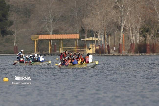 لیگ برتر «دراگون بوت» زنان در دریاچه مجموعه ورزشی آزادی