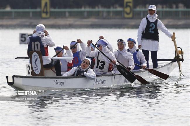 لیگ برتر «دراگون بوت» زنان در دریاچه مجموعه ورزشی آزادی