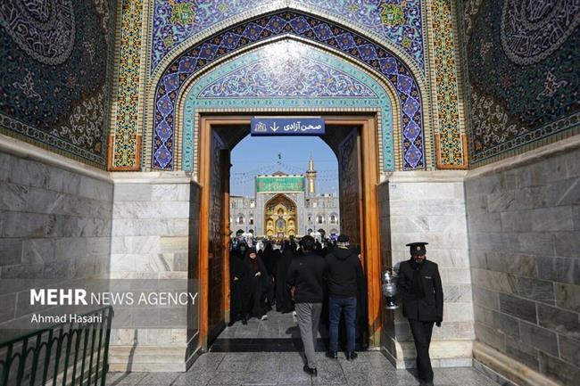 حرم مطهر رضوی در روز میلاد حضرت علی اکبر«ع» 