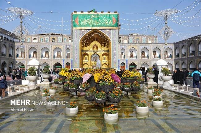 حرم مطهر رضوی در روز میلاد حضرت علی اکبر«ع» 