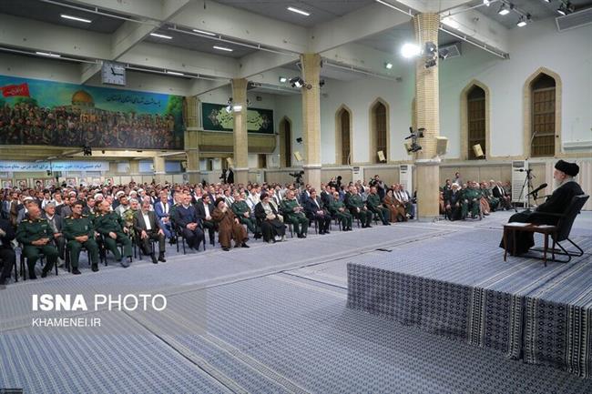 دیدار دست‌اندرکاران دومین کنگره 24 هزار شهید استان خوزستان با رهبر معظم انقلاب