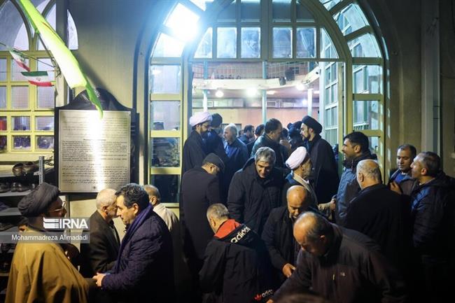 مراسم ترحیم آیت الله «موسوی بجنوردی» در حسینیه جماران