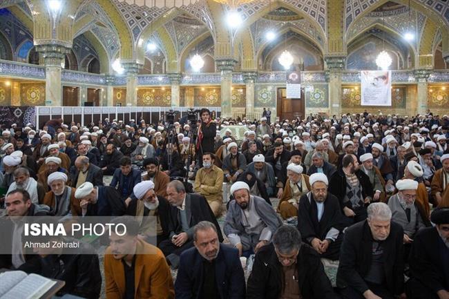 مراسم بزرگداشت آیت الله سید محمد موسوی بجنوردی در قم