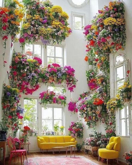 وقتی نزدیک عید می شه و خونه رو پر از گل و گلدون می کنید
