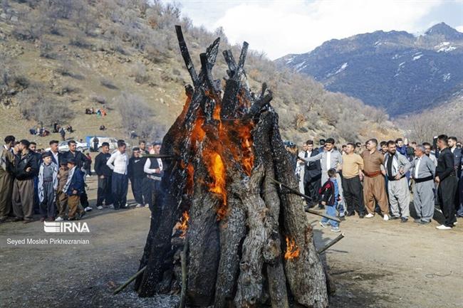 جشن نوروز در روستای دوپلوره - کردستان