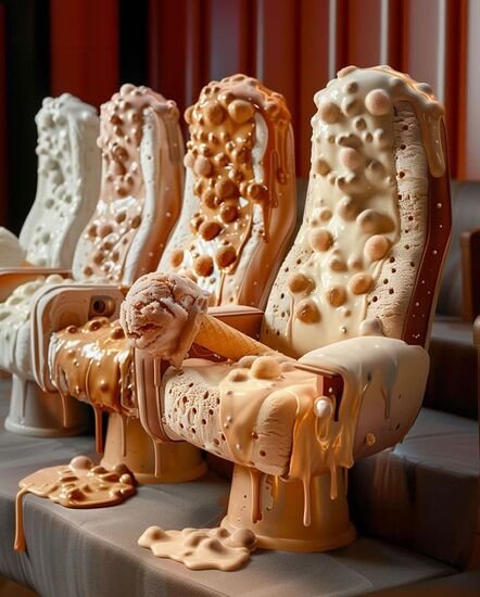 صندلی های خوشمزه!