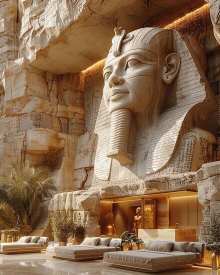 آیا دوست دارید در این عمارت مدرن فرعون اقامت داشتید؟