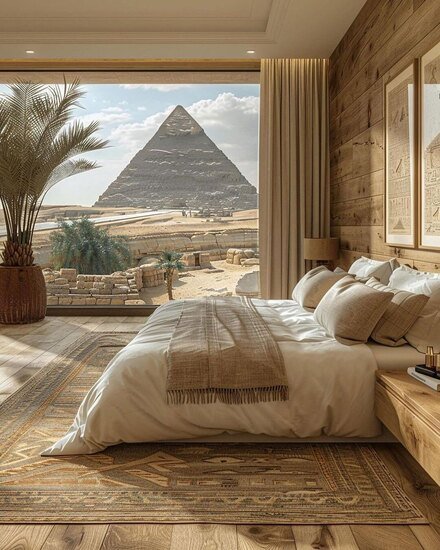 آیا دوست دارید در این عمارت مدرن فرعون اقامت داشتید؟