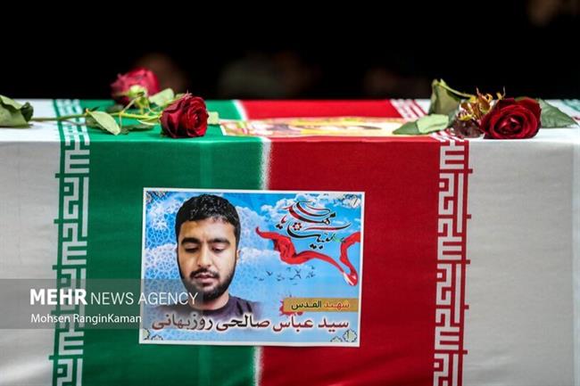 وداع با پیکر مطهر شهدای حمله ترورریستی به کنسولگری ایران در سوریه