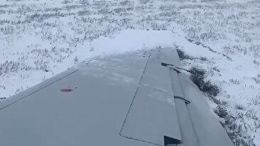 سقوط یک هواپیما به محض برخواستن / فیلم توسط یکی از مسافرها ضبط شده (فیلم)