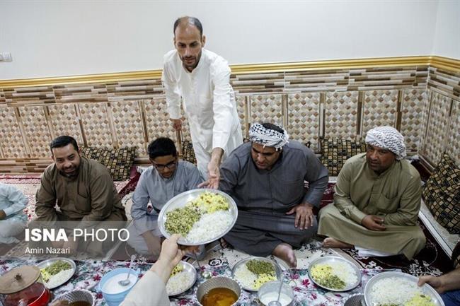 تبریک عید فطر در میان مردم عرب خوزستان عکس 
