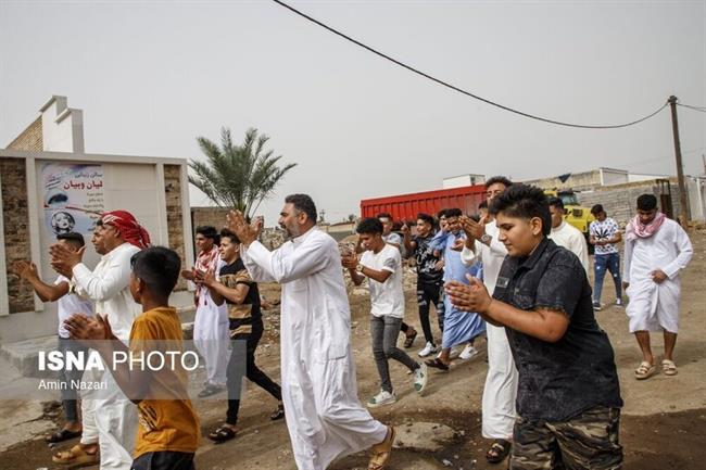 تبریک عید فطر در میان مردم عرب خوزستان عکس 