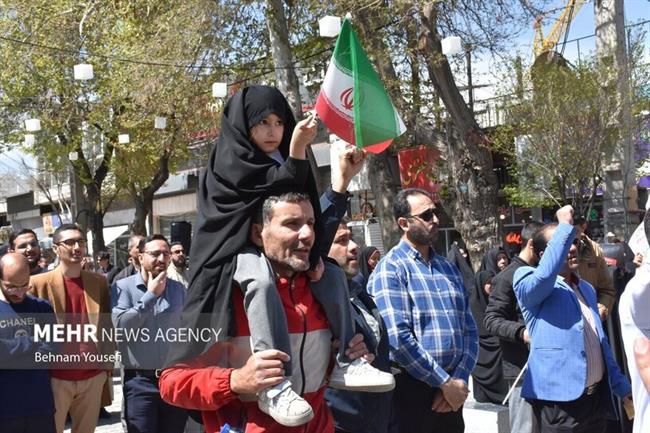 تجمع مردمی حمایت از عملیات غرور آفرین «وعده صادق» - اراک