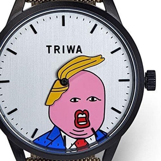 ساعت سوئدی با نقاشی دونالد ترامپ