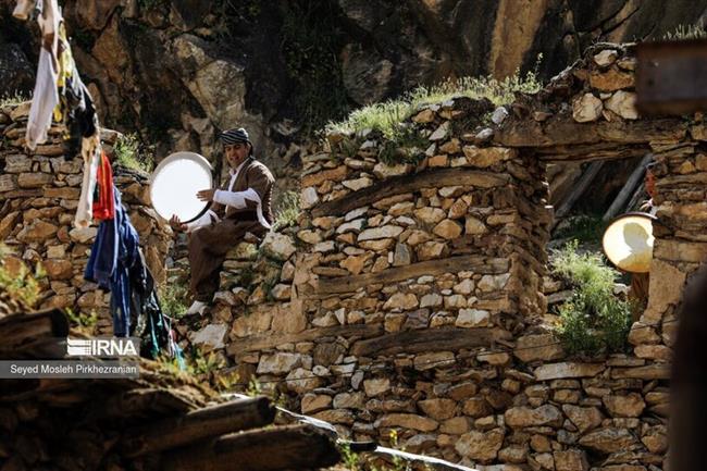  مراسم هزار دف در روستای گردشگری پالنگان کردستان