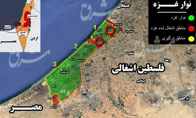 تحقیر ارتش رژیم اشغالگر در شمال نوار غزه / هلاکت دهها تن از نظامیان صهیونیست در اردوگاه جبالیا با عملیات‌های ترکیبی و حماسه آفرینی رزمندگان مقاومت فلسطین +نقشه و فیلم