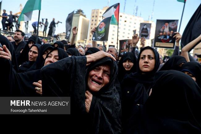 اندوه ایران در ماتم شهادت سید ابراهیم رئیسی