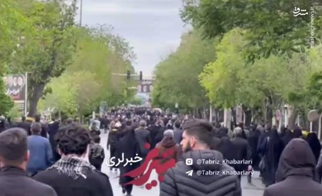 وداع آخر آذری‌ها با رئیس جمهورِ شهید/ غمی که پایان ندارد +عکس و فیلم